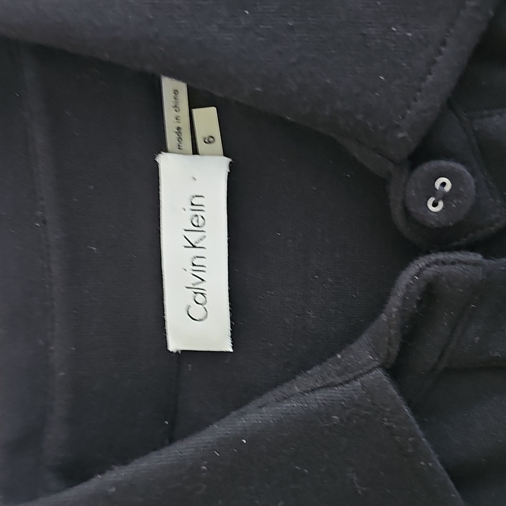 👗HP👗Calvin Klein Collared Midi Belted Shirtdress - Picture 3 of 11